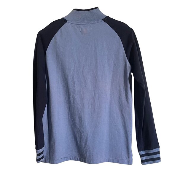 Chaps Boys Long Sleeve Two-Tone Polo Shirt 100% Cotton Stand-Up Collar L (14/16) - Picture 3 of 6